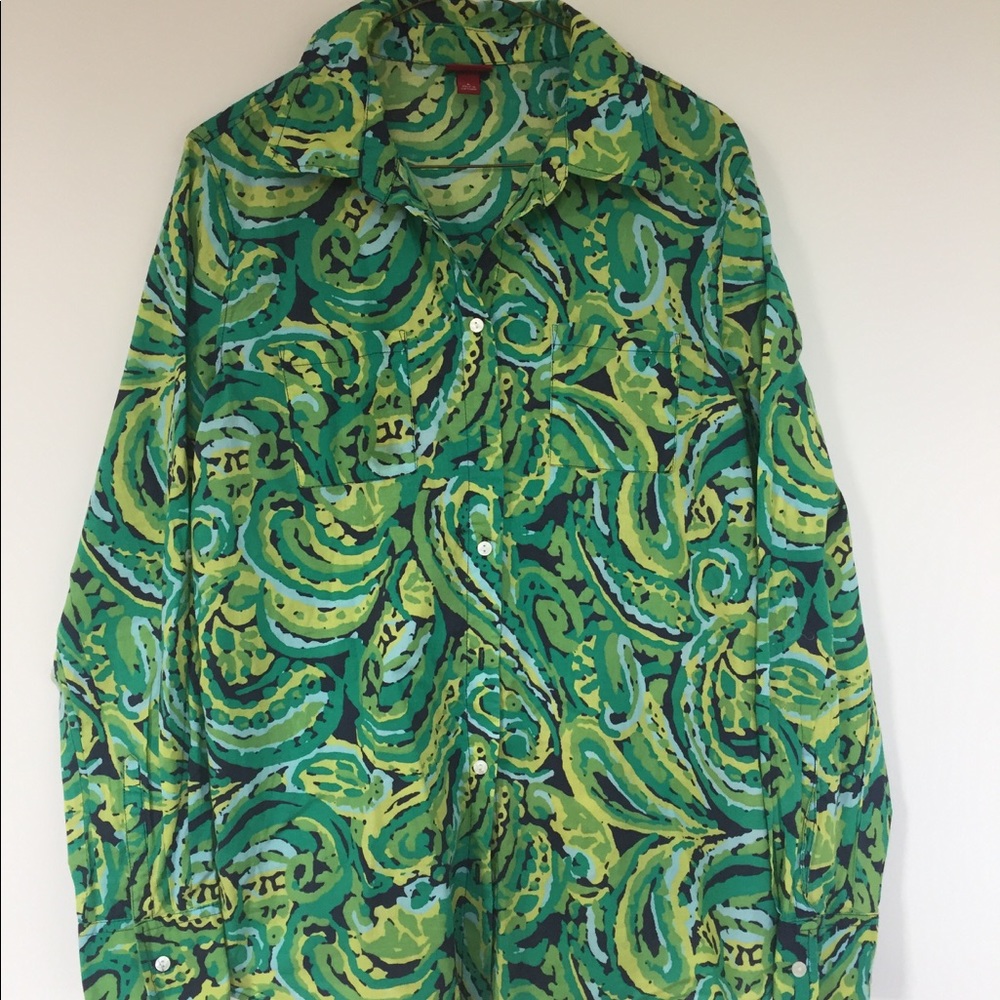 Tropical Green Shirt 🌴🌴🌴Large